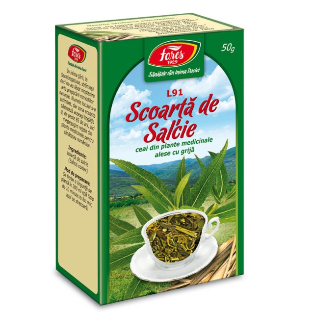 Ceai Salcie - Scoarta - 50 gr Fares