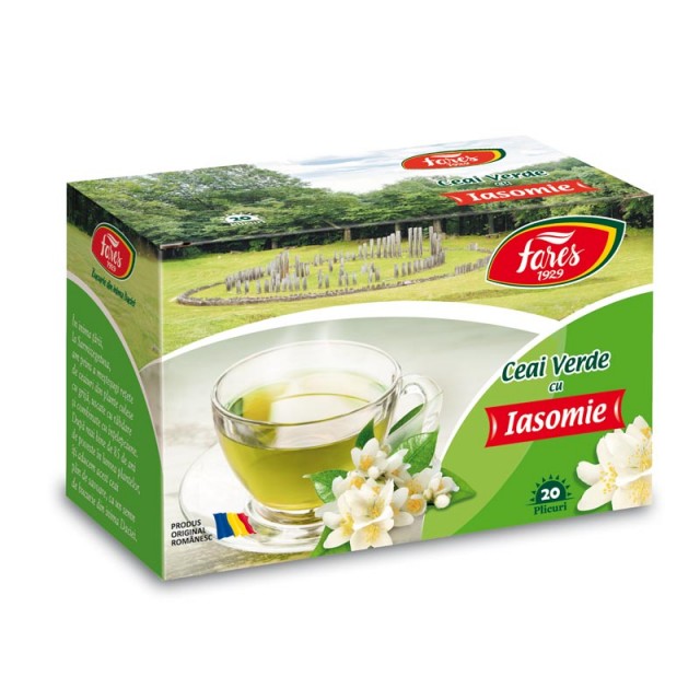 Ceai Verde cu Iasomie - 20 pl Fares