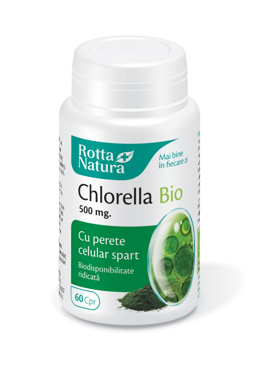 Chlorella 500 mg BIO - 60 cpr