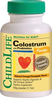 Colostrum plus Probiotics (gust de portocala/ananas) - 50 gr. pudra - ChildLife Essentials