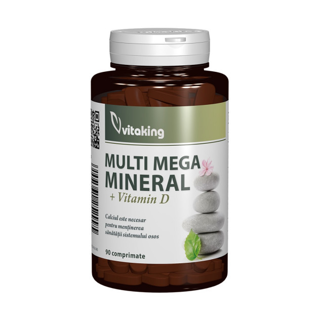 Complex multimineral cu vitamina D - 90 cpr
