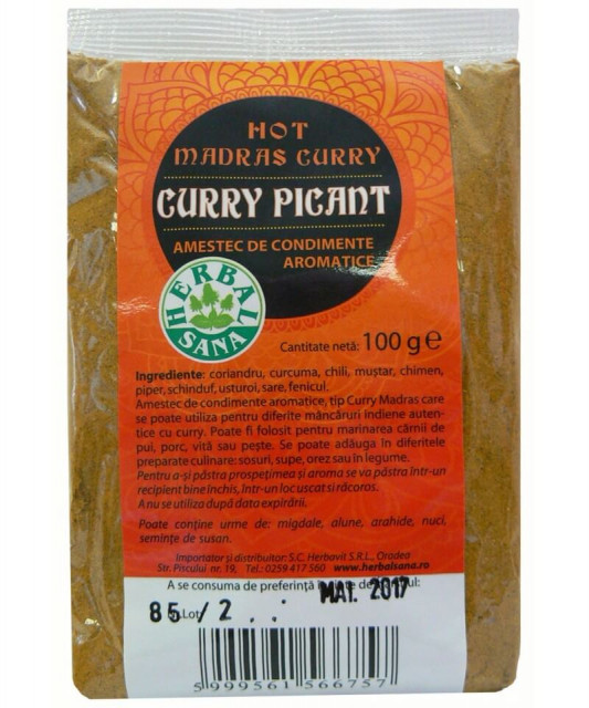 Curry picant - 100 g Herbavit