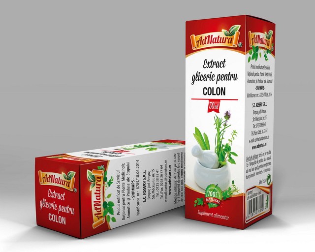 Extract Gliceric pentru Colon - 50 ml