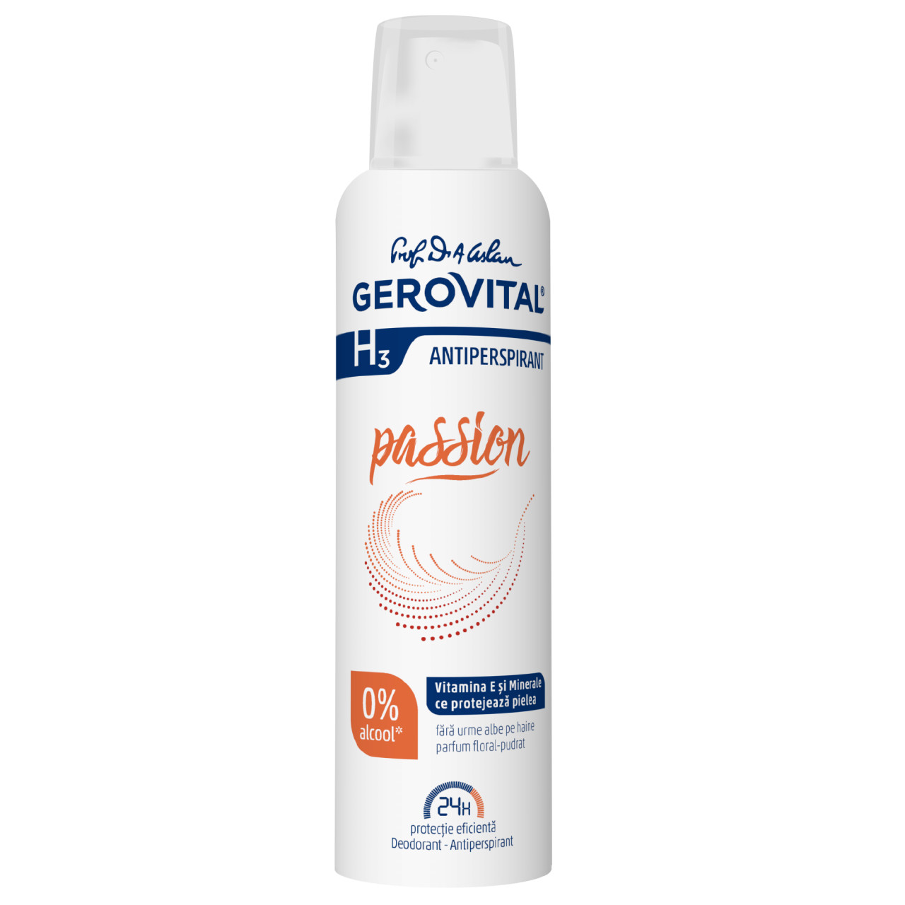 Gerovital H3 Deodorant Antiperspirant Passion - 150 ml