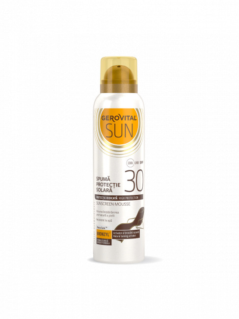 Gerovital Sun Spuma Protectie Solara SPF 30 - 150 ml