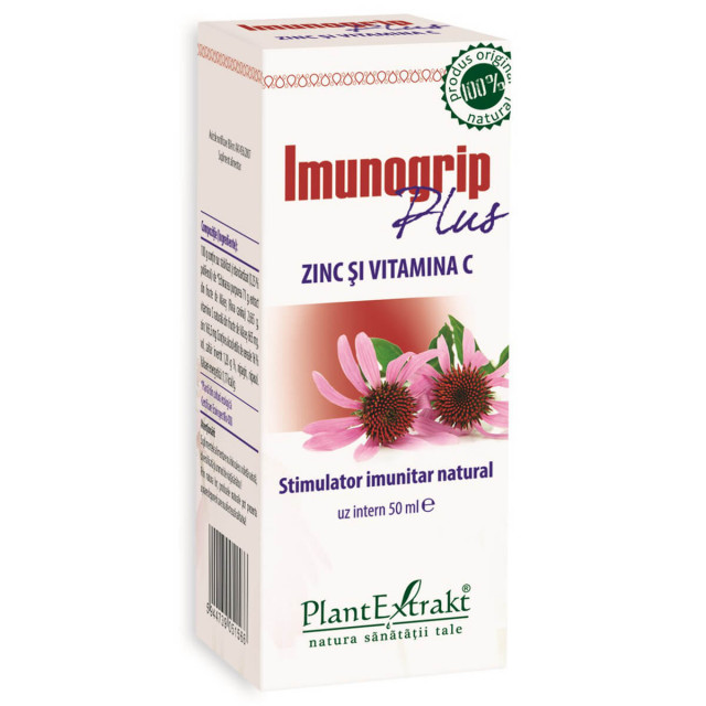 Imunogrip Plus - cu zinc si vitamina C - 50 ml