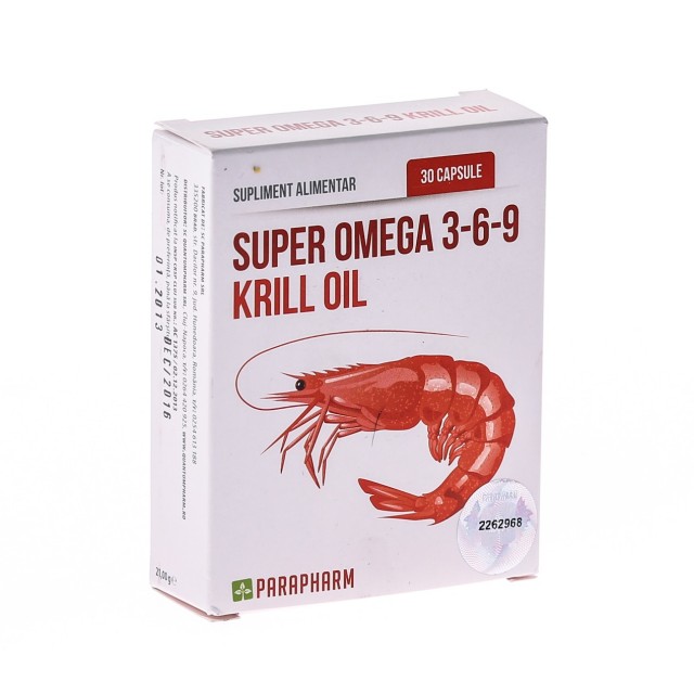Super Omega 3-6-9 Krill Oil - 30 cps