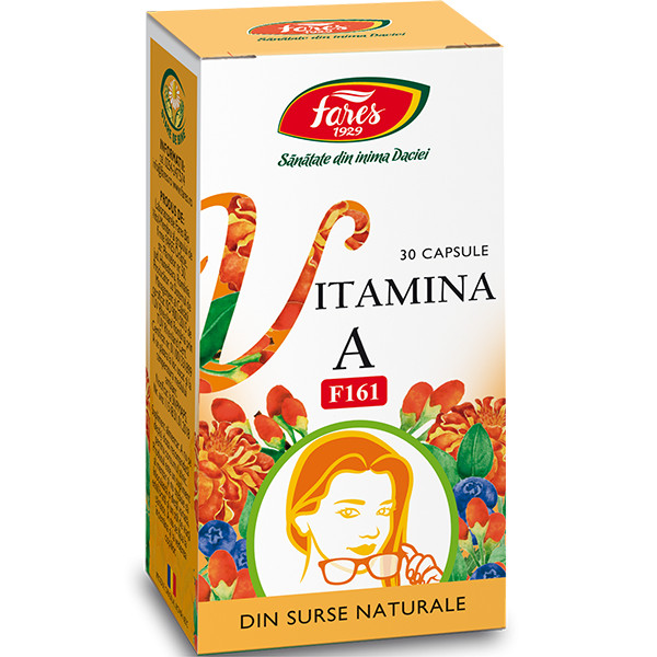 Vitamina A naturala, F161 - 30 cps Fares