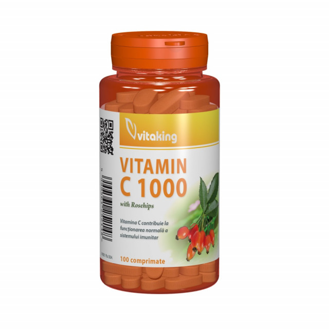 Vitamina C 1000 mg cu macese - 100 cpr