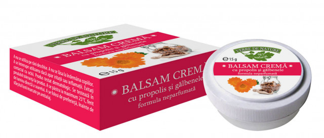 Balsam crema cu propolis si galbenele - 15 g