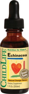 Echinacea (gust de portocale) - 29.60ml - ChildLife Essentials