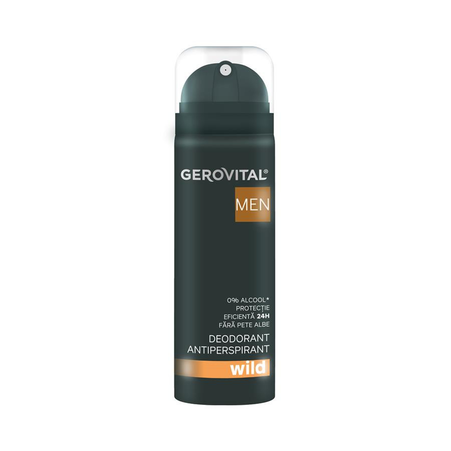 Gerovital Men Deodorant Antiperspirant Wild - 150 ml