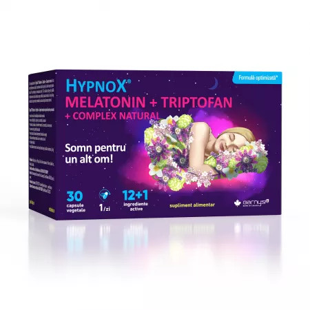 HypnoX Melatonin+Triptofan+Complex Natural - 30 cps