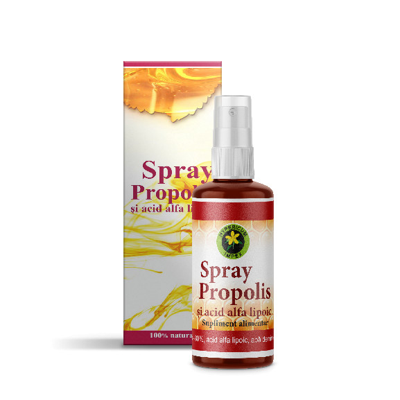 Spray Propolis si acid alfa lipolic - 50 ml