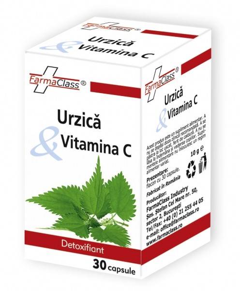 Urzica & Vitamina C - 30 cps