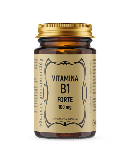 Vitamina B1 Forte 100mg - 60 cps