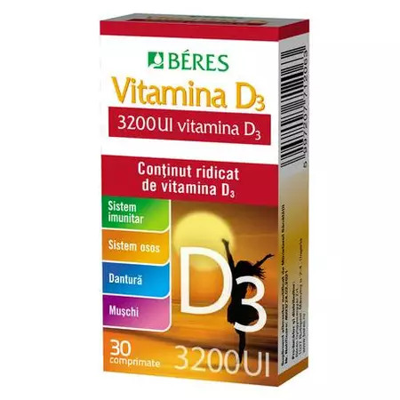 Vitamina D3 3200 UI - 30 cpr