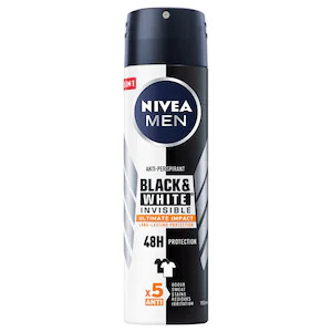 Deodorant antiperspirant Nivea Men Black & White Invisible Original - 150 ml