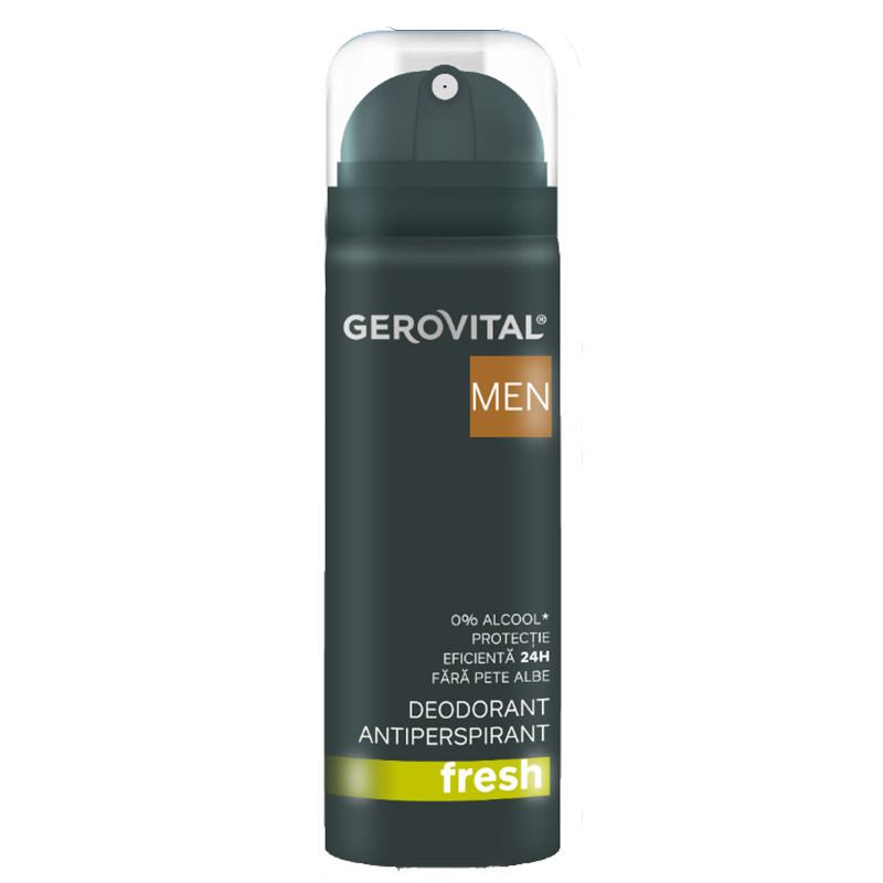 Gerovital Men Deodorant Antiperspirant Fresh - 40 ml