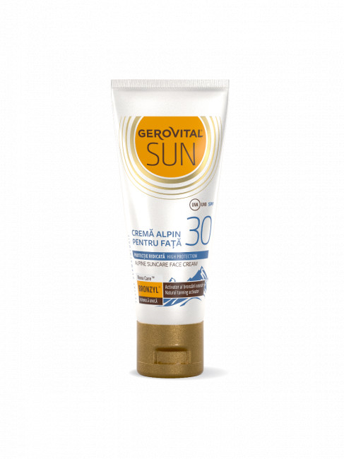 Gerovital Sun Crema Alpin pentru Fata SPF 30 - 30 ml