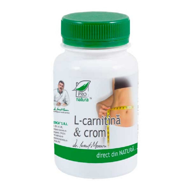 L-Carnitina si Crom - 60 cps