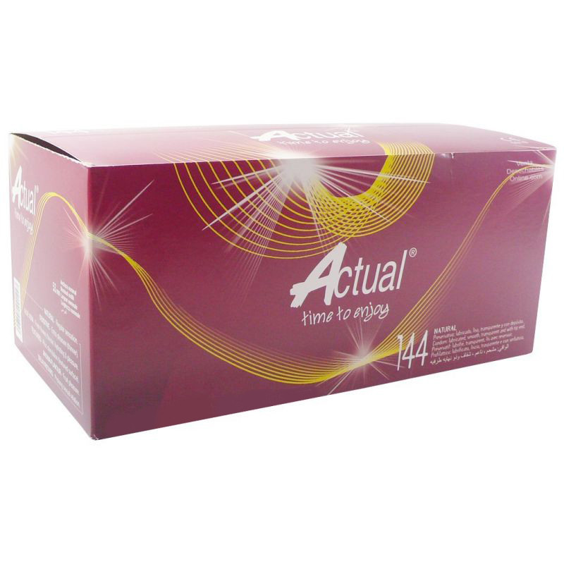 Prezervativ Actual natural din latex - 144 buc