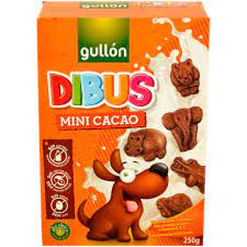 Biscuiti mini de cacao Dibus, fara lactoza - 250g