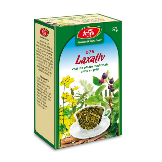 Ceai Laxativ D76 - 50 gr Fares