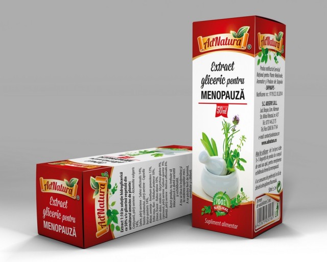 Extract Gliceric pentru Menopauza - 50 ml