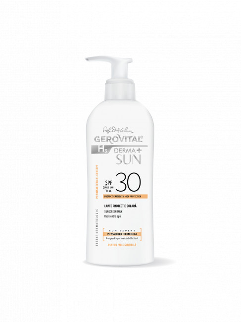 Gerovital H3 Derma+ Sun Lapte Protectie Solara SPF 30 - 150 ml