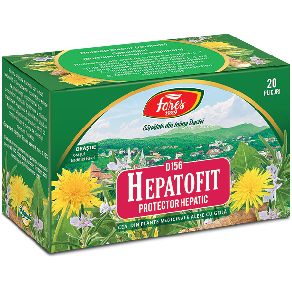 Hepatofit protector hepatic ceai, D156 - 20 pliculete