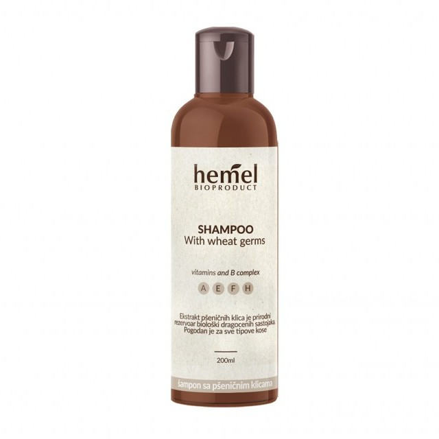 Sampon cu germeni de grau - Shampoo with Weath Germs - 200 ml - Hemel