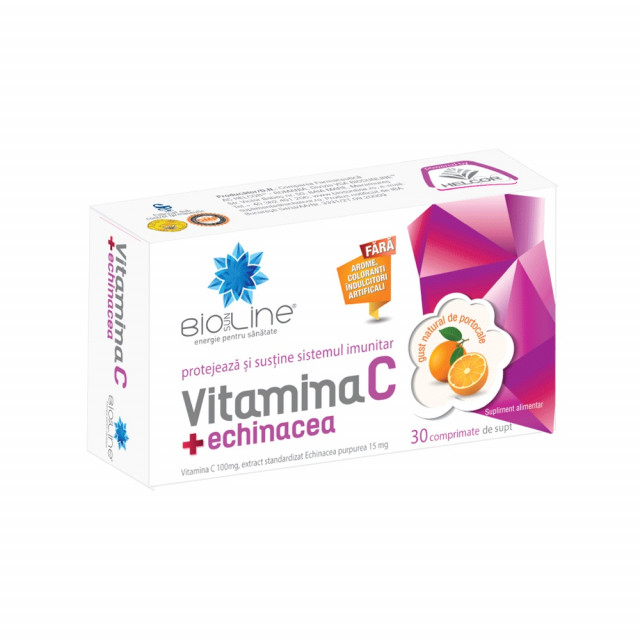 Vitamina C cu Echinacea - 30 cpr
