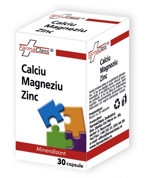 Calciu & Magneziu & Zinc - 30 cps
