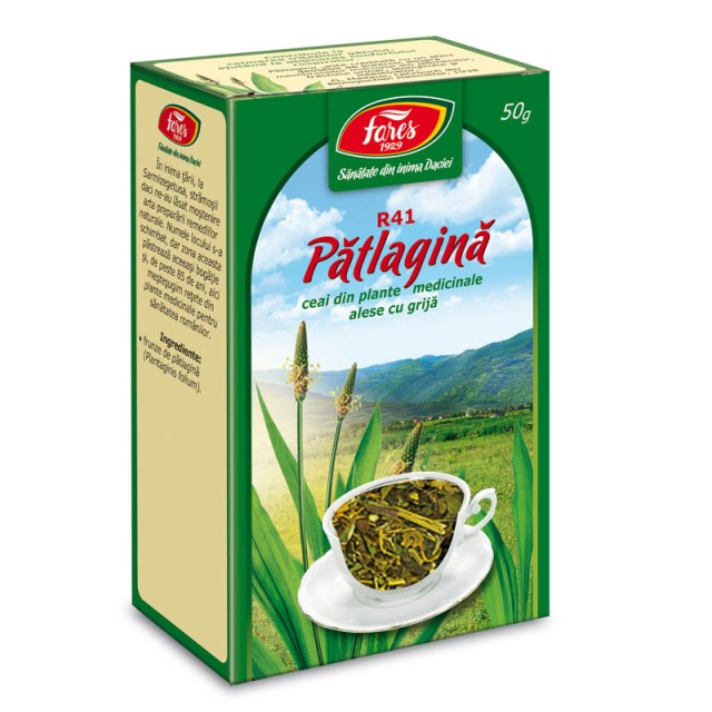 Ceai Patlagina - Frunze R41 - 50 gr Fares