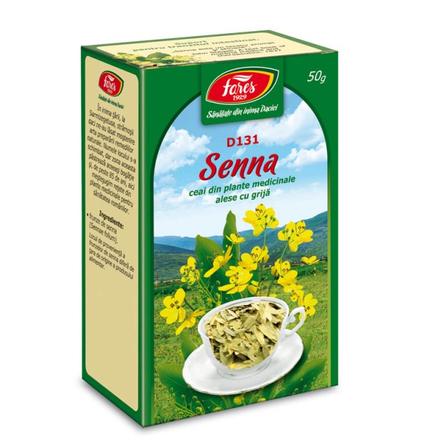 Ceai Senna - Frunze D131 - 50 gr Fares