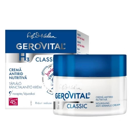 Gerovital H3 Classic Crema nutritiva antirid de noapte - 50 ml
