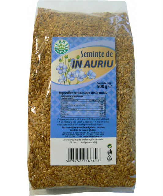 Seminte de in auriu - 500 g
