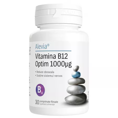 Vitamina B12 Optim, 1000 mcg - 30 cpr