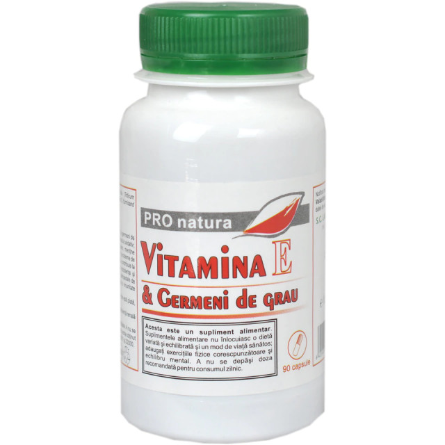 Vitamina E si Germeni de Grau - 90 cps