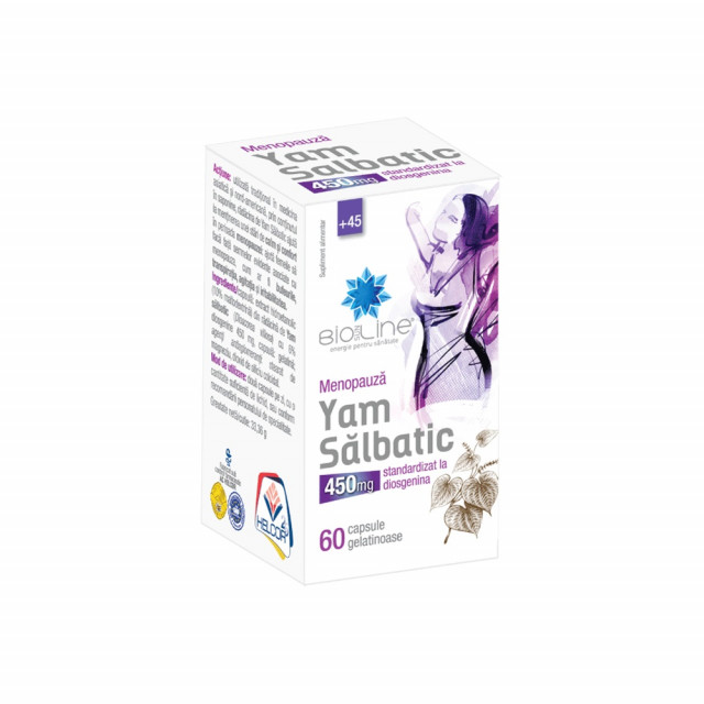 Yam salbatic 450 mg - 30 cps