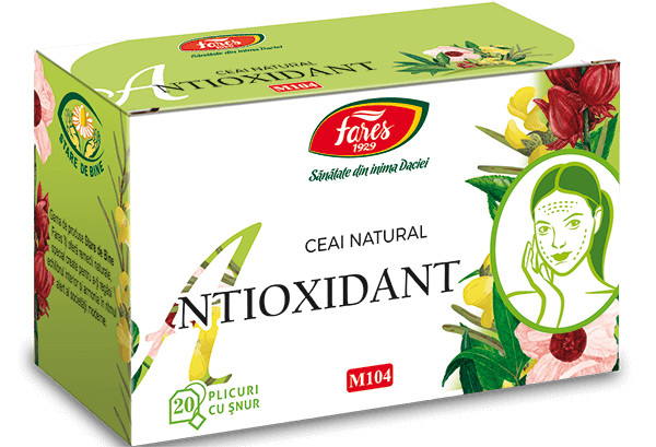 Antioxidant, M104 - 20 pliculete cu snur