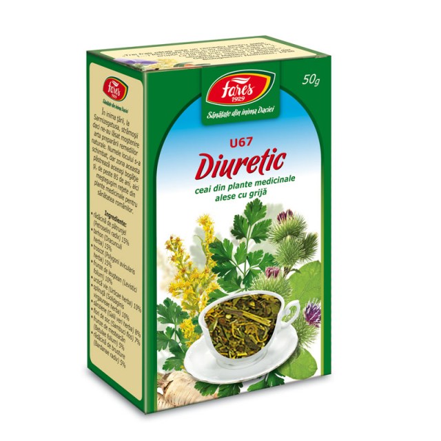 Ceai Diuretic U67 - 50 gr Fares