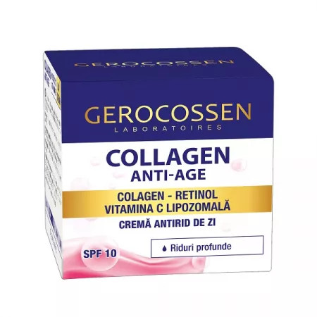 Crema antirid de zi riduri profunde Collagen Anti-Age - 50 ml