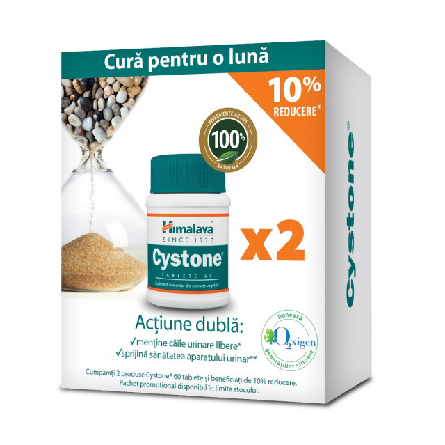 Cystone - 60 cpr 1+1-10% Gratis