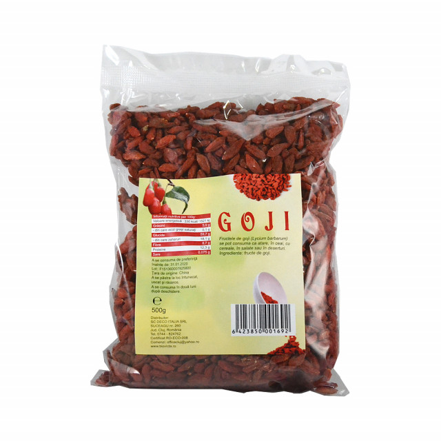 Goji berry uscate, extra - 500 g
