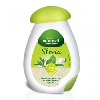 Sucrazit Stevia - 200 cpr