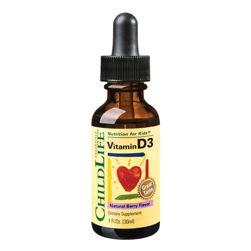 Vitamin D3 500UI (gust de fructe) - 29.60ml - ChildLife Essentials