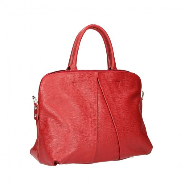 Geanta dama Maggie GT908, piele naturala, model rosu