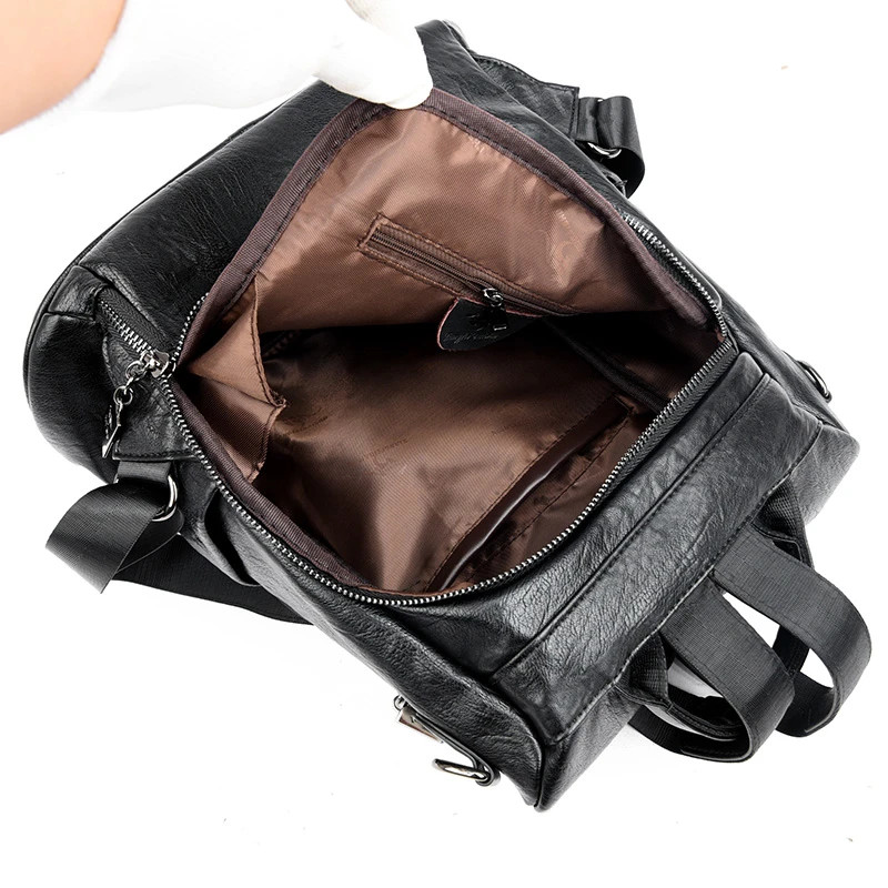 Rucsac dama Carina GT2164, antifurt, Albastru